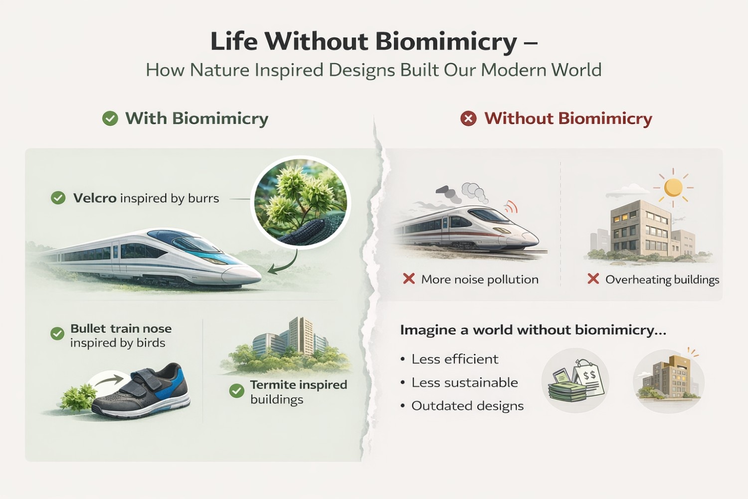 Life Without Biomimicry – How Nature Inspired DesignsBuilt Our Modern ...