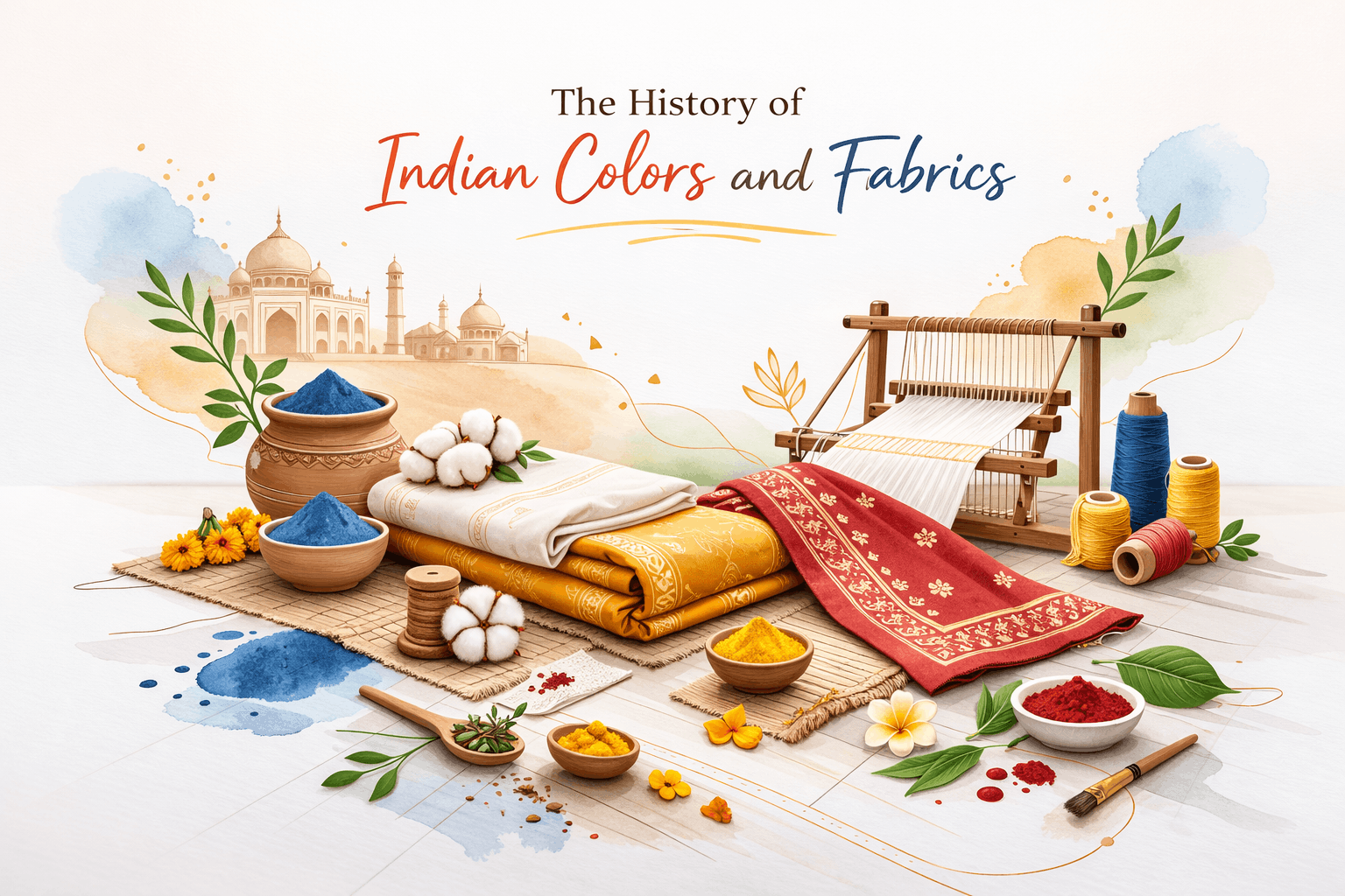 Indian Color Chart The History of Indian Colors andFabrics:A Deep Dive for Design Students ...